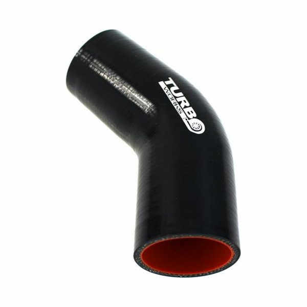 TurboWorks_B Koleno 45 stupňů TurboWorks Pro černé 40 mm