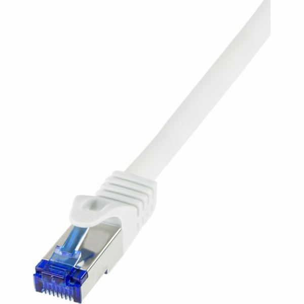 LogiLink Síťový kabel C6A091S, bílý, 10 m, Cat6a S/FTP (S...
