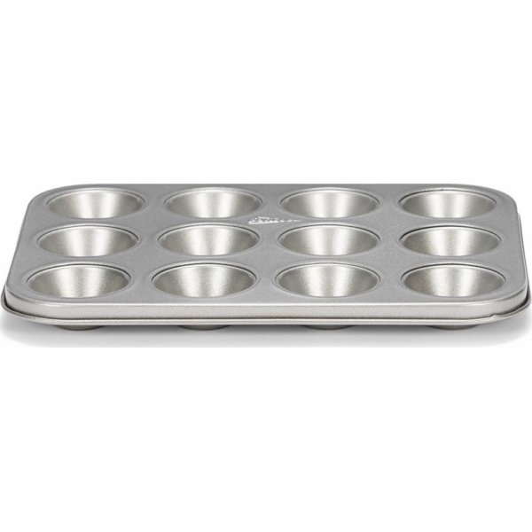 Patisse Mini muffin tvar 25 x 19 cm stříbrná ocel