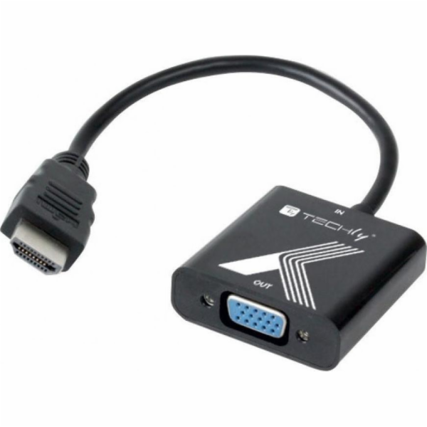 Techly Adaptér AV HDMI - D-Sub (VGA) černý (IDATA HDMI-VG...