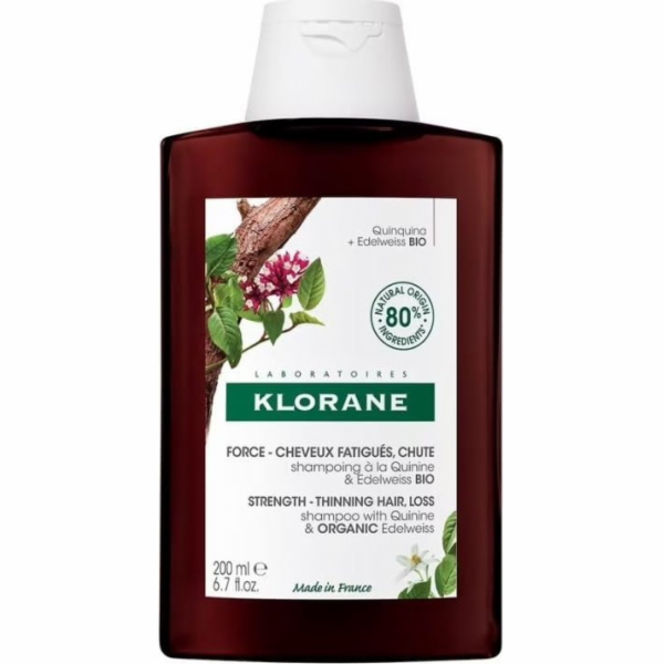 NoName KLORANE_Posilující šampon s chininem a protěží 200ml