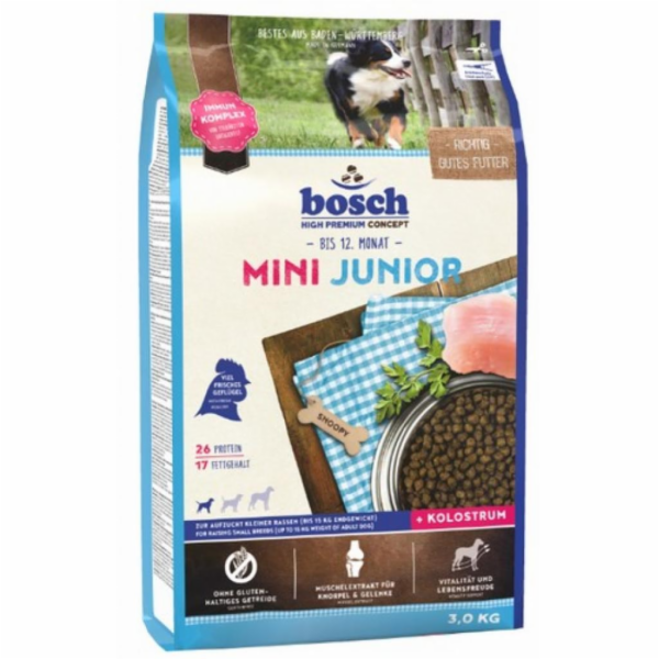 BOSCH Mini Junior – suché krmivo pro psy – 3 kg