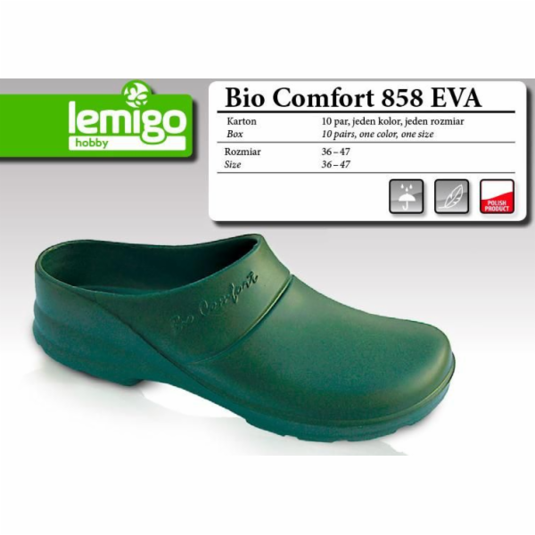 Lemigo ŽABKY BIO COMFORT VELIKOST 43, ZELENÉ 858 72858004...