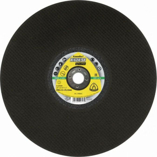 Klingspor KLINGSPOR. SHIELD MET 356*4.0*25.4 A624SX K340641
