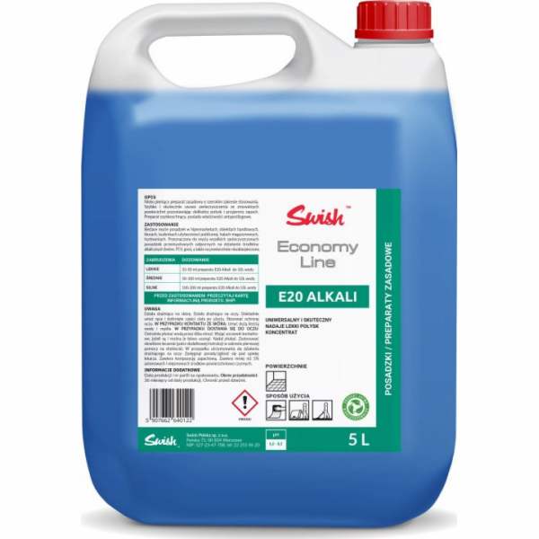Swish Swish E20 Čistič povrchů s lešticím účinkem 5 l