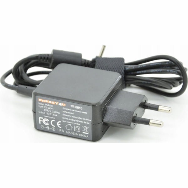 Energy4U Nabíječka TA/AC01 12V / 1,5A (3,0x1,0mm) 18W, na...