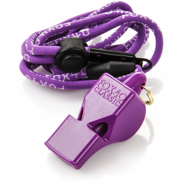 Fox40 Píšťalka Fox 40 Classic Purple s provázkem (38006)