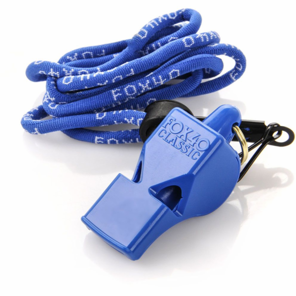 Fox40 Píšťalka s provázkem Fox 40 Classic Blue (38085)