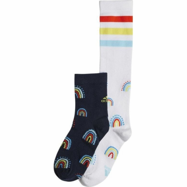 Adidas Ponožky Adidas Rainbow 2PP HN5735
