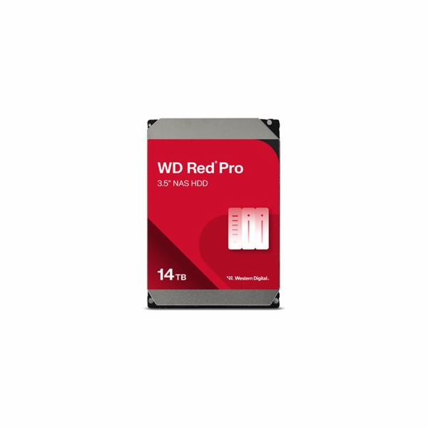WD RED Pro NAS WD142KFGX 14TB SATAIII/600 512MB cache, 25...