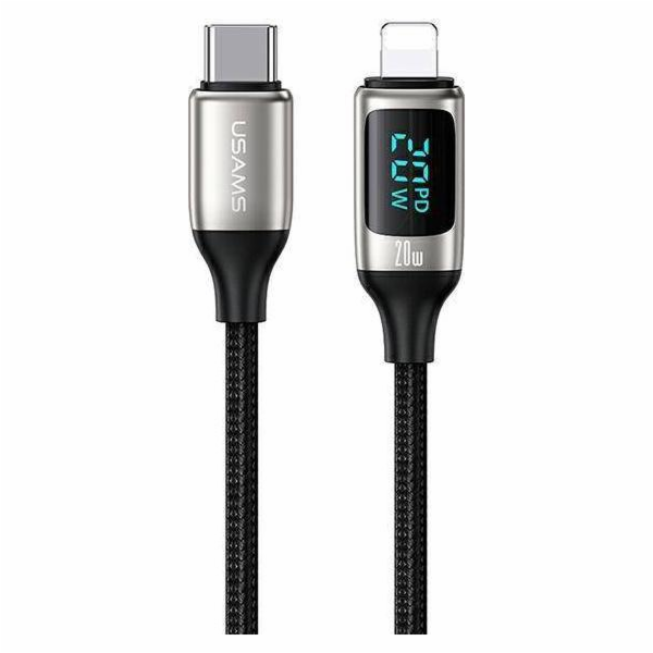 Usams Kabel USB-C - Lightning 1,2 m bílý (6958444975443)