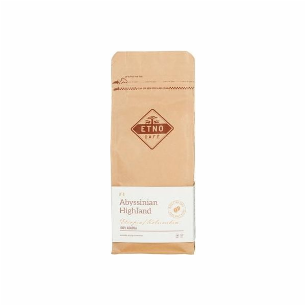 Etno Cafe Habešská vysočina kávová zrna 250 g