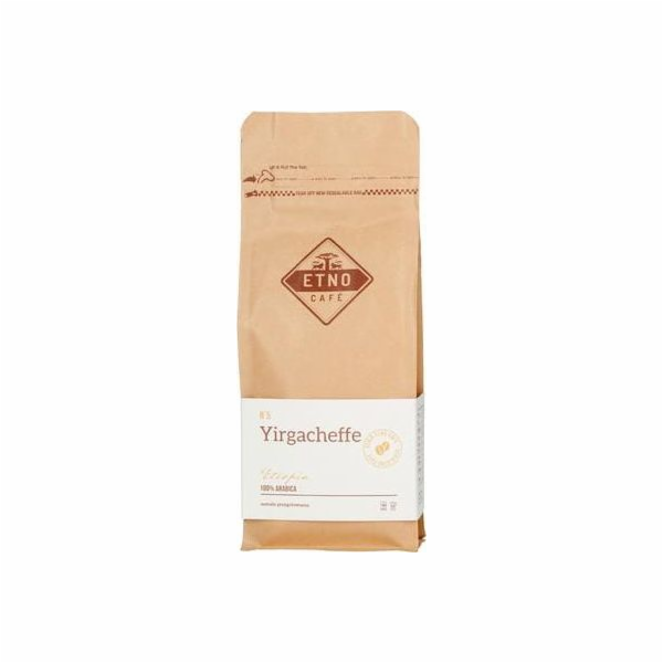 Etno Cafe Ethiopia Yirgacheffe kávová zrna 250 g