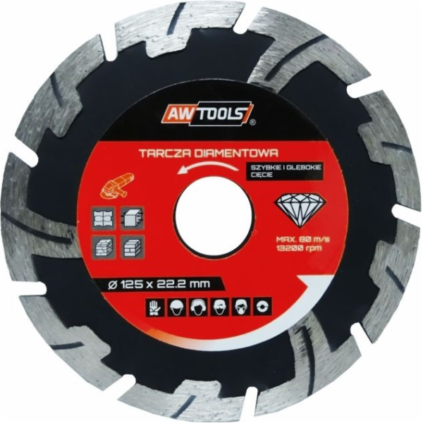 AWTools diamantový kotouč pro rychlé a hluboké řezání 230...