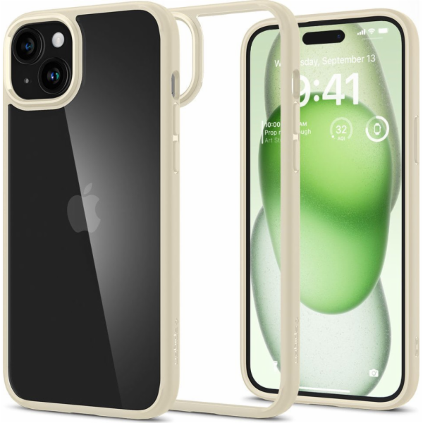 Spigen Ultra Hybrid, němá béžová - iPhone 15 Plus