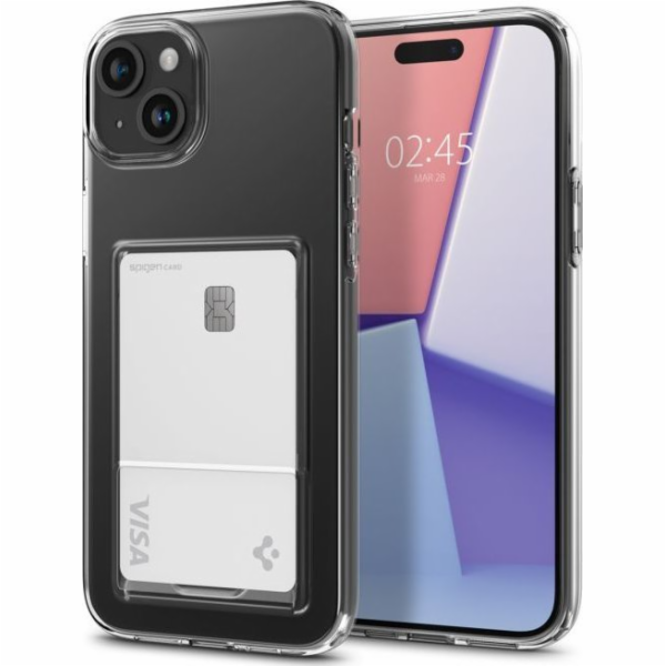 Spigen Crystal Slot, křišťálově čirý - iPhone 15 Plus