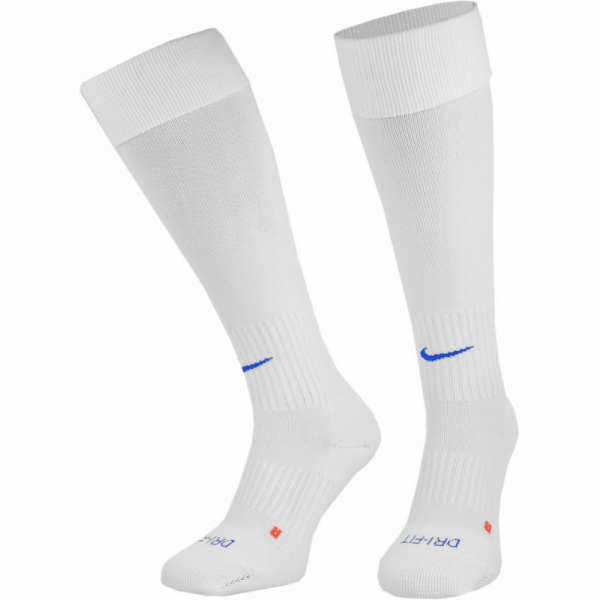 Nike Legíny Classic II Cush Over-the-Calf bílé a modré, v...