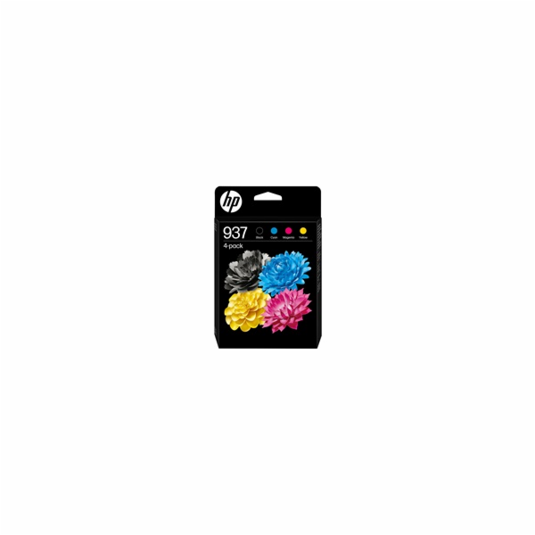 HP 937 CMYK Original Ink Cartridge 4-Pack (1,450 / 800 / ...