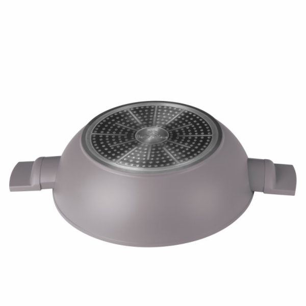 Pánev WOK s titanovým povrchem a poklicí 30 cm Taupe Coll...