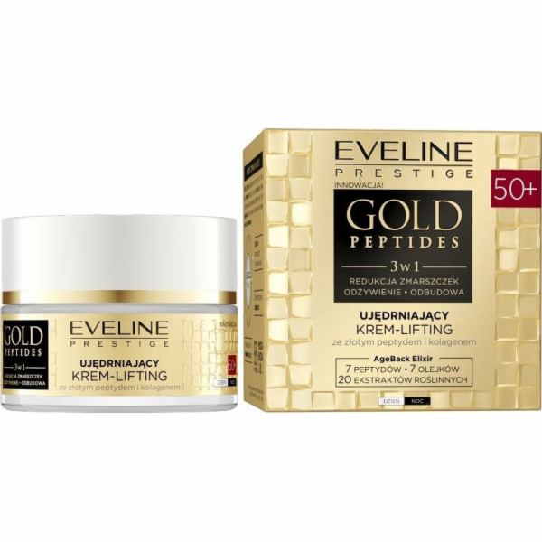 Eveline Gold Peptides 3v1 zpevňující krém-lifting 50+ pro...