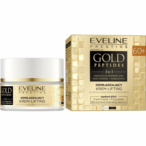 Eveline Gold Peptides 3v1 omlazující liftingový krém 60+ ...