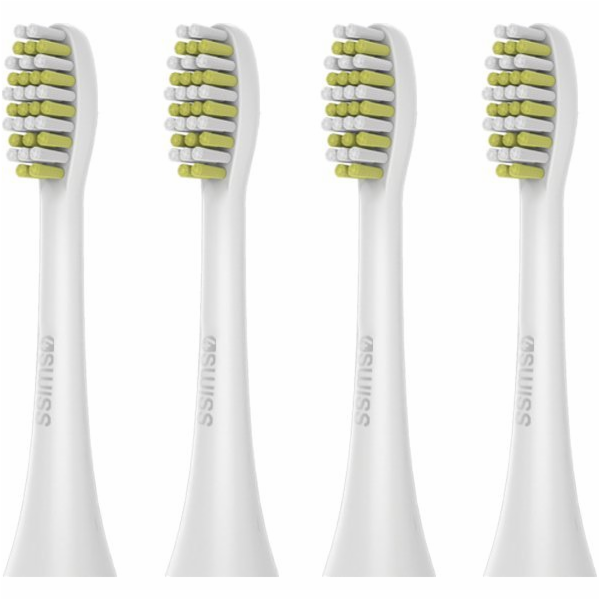 4Swiss hlavice kartáčku Daily Clean White 4 ks.