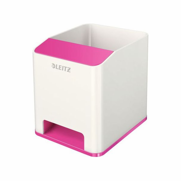 Staples Kalíšek na tužky LEITZ WOW bílý/metalicky růžový