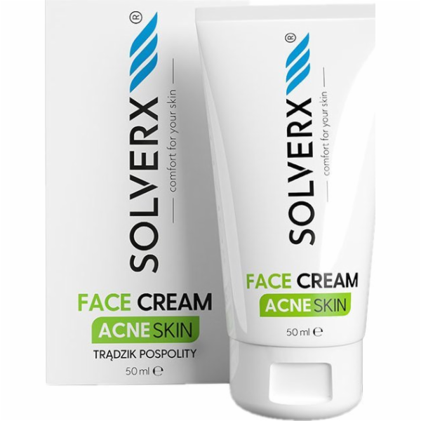 Solverx Skin krém na obličej pro akné a mastnou pleť 50 ml
