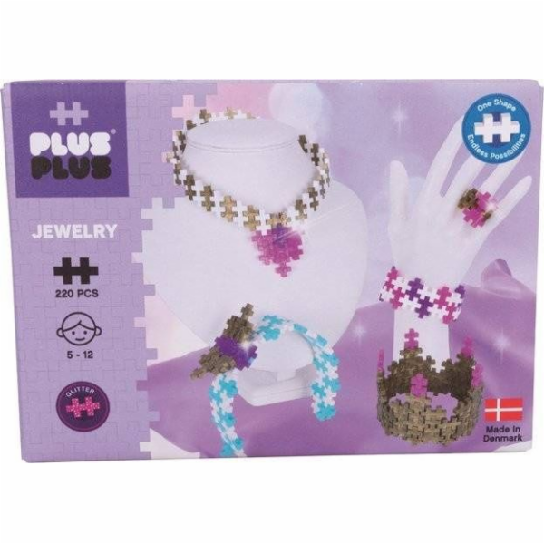 PlusPlus Plus Plus Plus-Plus, Mini Mix Glitter 220 ks šperků