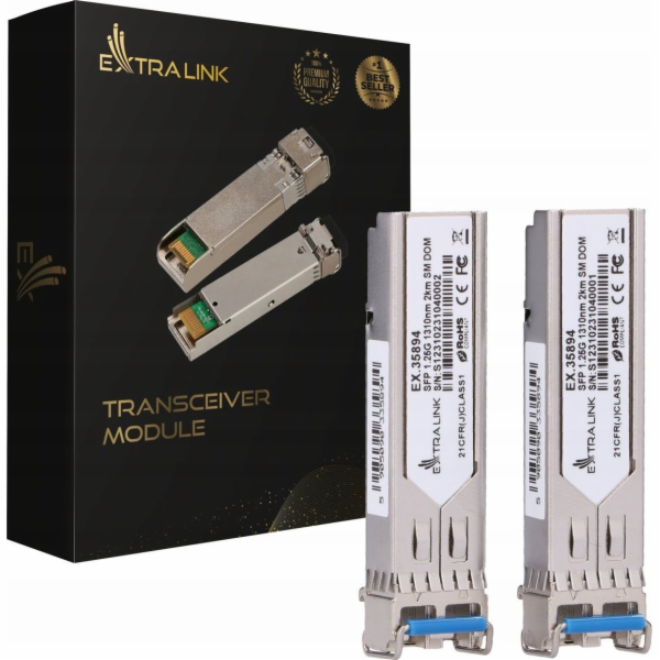 ExtraLink SFP modul EXTRALINK SFP 1.25G 1310NM 2KM SM DOM...