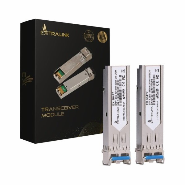 ExtraLink SFP modul EXTRALINK SFP 1.25G 1310NM 20KM SM DO...