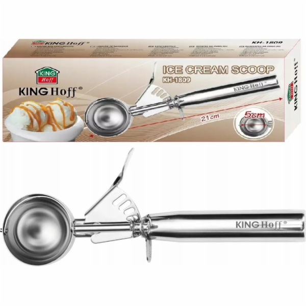 KingHoff KH-1809 lžička na zmrzlinu 5 cm