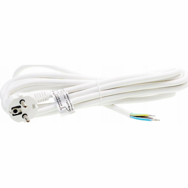 Rum-Lux Propojovací kabel s PP zástrčkou/3-10m 3x1,0 bílý