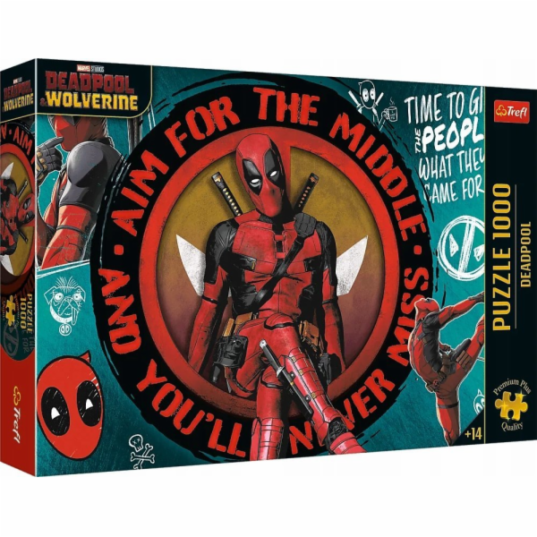 Trefl Puzzle 1000 dílků Premium Plus Deadpool Marvel