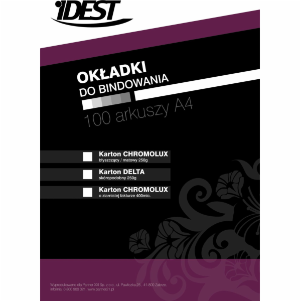Idest Desky na vazbu CHROMOLUX A4 250G zelené 100 ks (BEO...