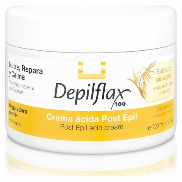 Depilflax krém s kyselinou glykolovou po depilaci 200 ml