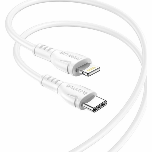 NoName USB kabel USB-C - Lightning 1 m bílý (KABAV1161)