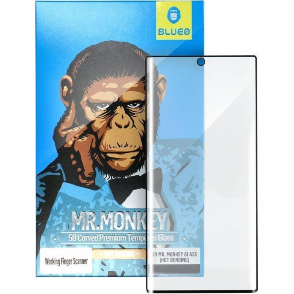 Blueo Tvrzené sklo 5D Mr. Monkey Glass - pro Samsung Gala...