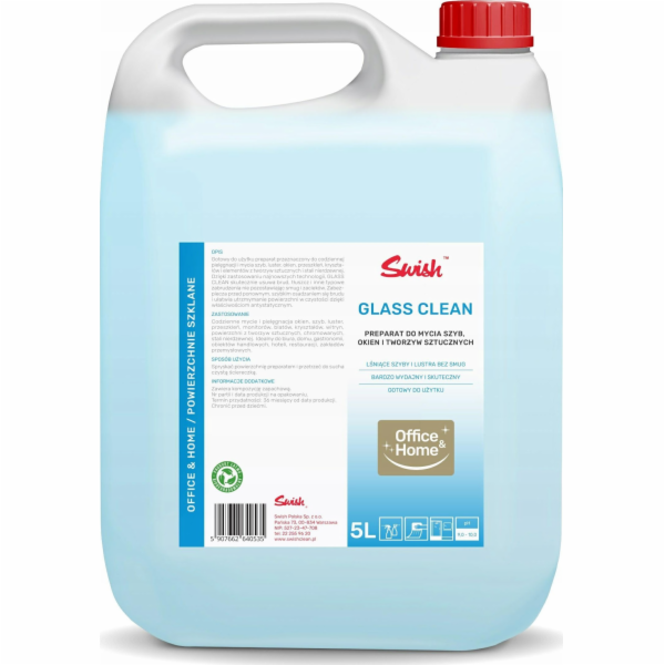 Swish Swish Glass Clean – Čistič skla – 5 l