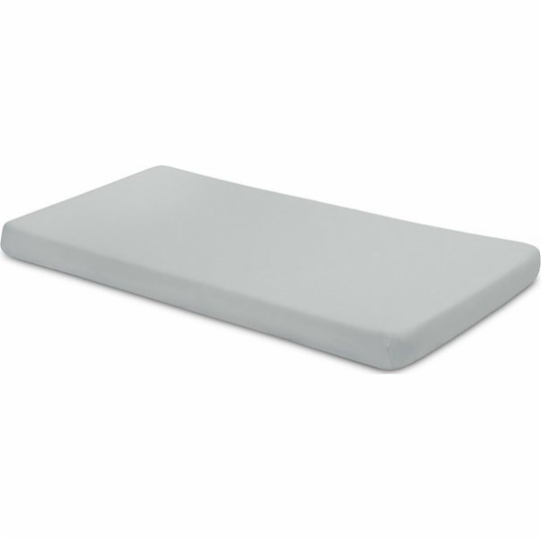 Sensillo Jersey Deluxe šedé prostěradlo 160x80