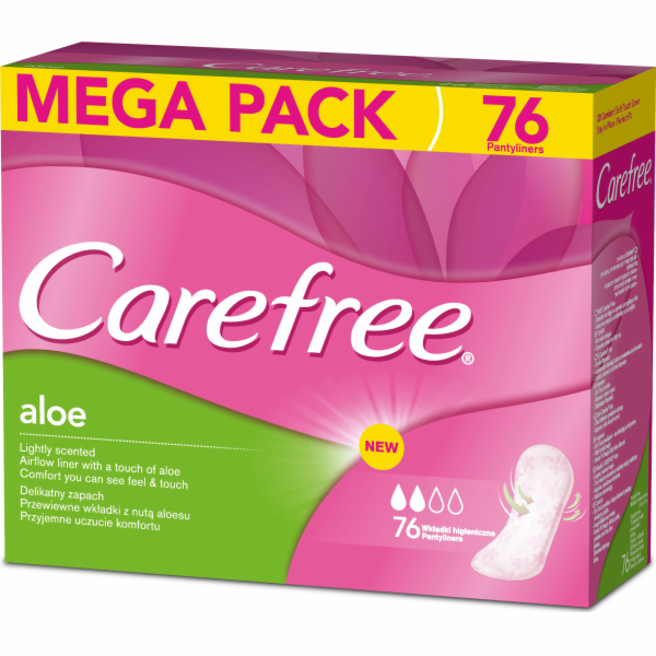 Carefree CAREFREE BRETH.VLOŽKA S ALOE 76 KS