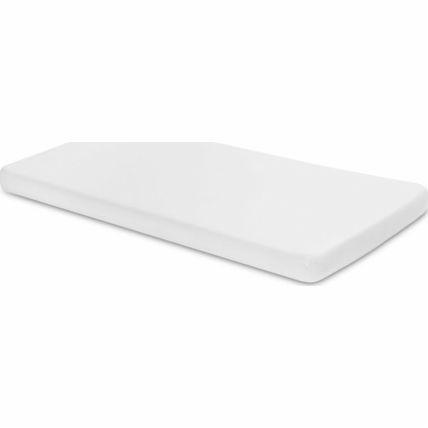 Sensillo Jersey Deluxe prostěradlo bílé 160x80