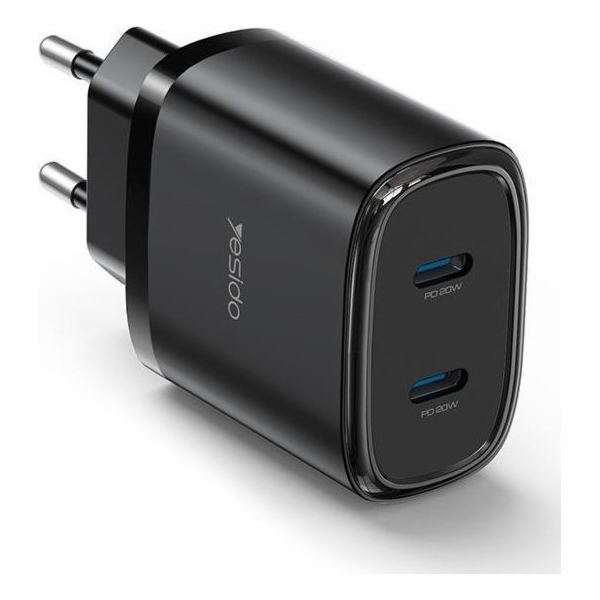 Yesido Nabíječka YC54 PD 20W QC 2xUSB-C + kabel 27W C/iP ...
