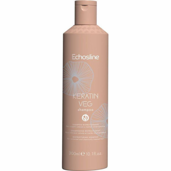 Echosline Keratin Veg Regenerační vlasový šampon 300ml