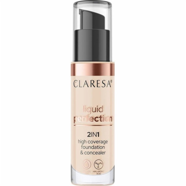 Claresa Claresa Liquid Perfection 2v1 102 teplý střední 34g