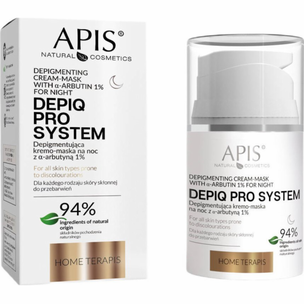 Apis Depiq Pro System noční krémová maska s alfa-arbutine...