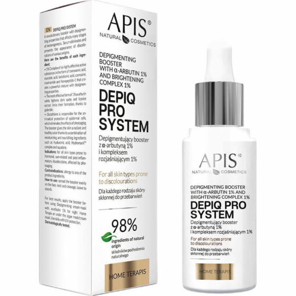 Apis Apis Depiq Pro System depigmentační booster s 1% arb...