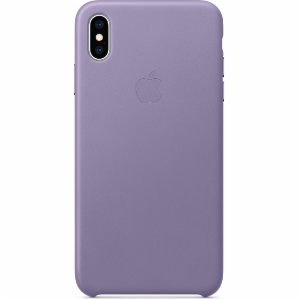 Apple Kožený kryt iPhone XS Max - šeříkový-MVH02ZM/A