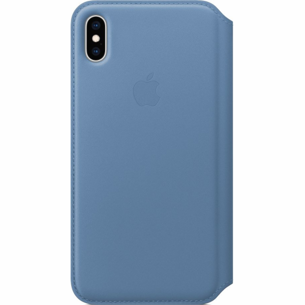 Apple Kožený kryt Folio pro iPhone XS Max – chrpově modrý