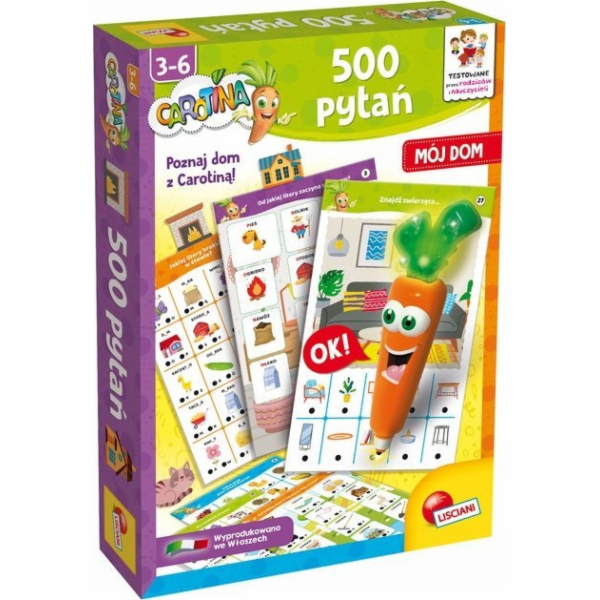 Lisciani LISCIANI CAROTINA HRA 500 OTÁZEK MŮJ DŮM